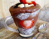 Φωτογραφία βήματος 4 της συνταγής Overnight oatmeal με chia, μπανάνα και καραμέλα από χουρμάδες
