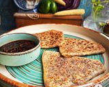 A picture of step 10 of Gochujang Veg. Paratha - Korean Style.