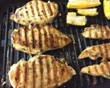 A picture of step 3 of Electric grill grilled chicken... Moist.
