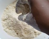 A picture of step 3 of Chocolate vanilla rock cakes.