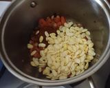 A picture of step 2 of Maharashtrian simple thali with walach birde.