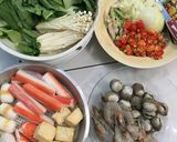 Foto langkah ke 1 dari resep Tom Yum Sea Food bumbu “instan”.