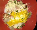 A picture of step 2 of Kacche kele ke kofte.
