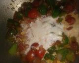 A picture of step 3 of Paneer malai.