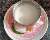 A picture of step 1 of Brown top millet onion uttapam.