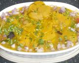 A picture of step 9 of Matar Dal with Indian Style Tortillas & Spicy Dumplings.
