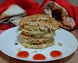 Foto langkah ke 3 dari resep Egg Dumpling/Telur Bihun/Dadar Bihun.