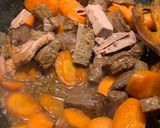 A picture of step 5 of Mel’s versions of Beef and Broccoli Stir Fry.