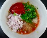 A picture of step 3 of Mexican Tomato Salsa.