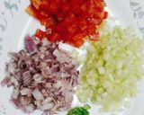 A picture of step 2 of Vegetable Raita.