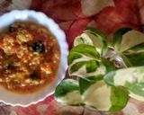 A picture of step 1 of Gajar ka halwa with dry fruits overload.