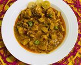 A picture of step 6 of Boneless achaar chicken.