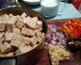 Foto langkah ke 2 dari resep Tempe & kulit melinjo masak santan #BikinRamadanBerkesan.