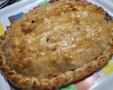 A picture of step 11 of Fava Bean and Sausage Empanada.