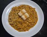 Foto langkah ke 6 dari resep Creamy Soy Sauce Noodle versi sat set simpel.