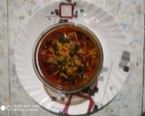 આલુ સેવ વીથ  લીલી ડુંગળી શાક (Green shak Recipe in Gujarati) રેસીપી સ્ટેપ3ફોટો