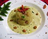 A picture of step 6 of Semolina Peas Upma.
