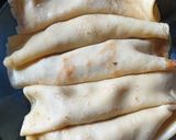 Foto del paso 3 de la receta: Panqueques para canelones de carne y crepas de jamón y queso