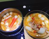 Hình bước làm 12 của món Lẩu kim chi cực dễ làm
