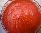 A picture of step 1 of Red velvet cake.