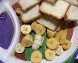 Foto langkah ke 1 dari resep Kopyor roti tawar & pisang.