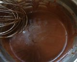 A picture of step 1 of Chocolate cupcakes using cocoa powder.