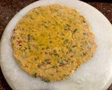 A picture of step 4 of Missi Roti.