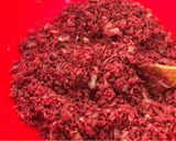 Foto del paso 4 de la receta: Budín de arroz rojo y queso