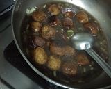 A picture of step 4 of Veg manchurian and fried rice.