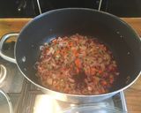 A picture of step 5 of Italian Tomato Stew with Kale and Cannelini beans.