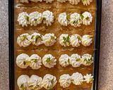 A picture of step 5 of Rasmalai Tres Leches cake.