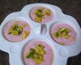 A picture of step 3 of Beetroot fruity idli.