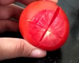 A picture of step 1 of Pasta arrabiata / red sauce.