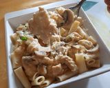 Foto del paso 7 de la receta: Fideos con pollo y crema