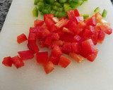 Foto del paso 3 de la receta: Pizza de soja texturizada, queso y aceitunas