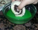 A picture of step 6 of Rainbow swiss roll.