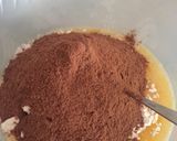 Foto langkah ke 2 dari resep Brownies Milo Keju (Teflon).