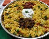 A picture of step 3 of Vegetable pulao.