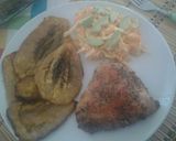 Foto del paso 6 de la receta: Patacones con Pollo al Horno