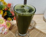 Foto langkah ke 2 dari resep Es Matcha Gula Batu.