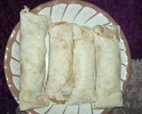 A picture of step 2 of My home made shawarma.