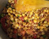 A picture of step 9 of Chickpea Chilli Rice.
