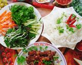 Hình bước làm 7 của món Bún thịt nướng xiên que