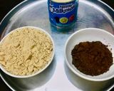 A picture of step 1 of Mary Biscuit Swiss Roll / No Bake Chocolate Roll.