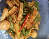 Foto langkah ke 4 dari resep Saute babycorn with quail eggs (week 6).