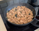 Foto del paso 5 de la receta: Ñoquis, pavo marinado y berenjena