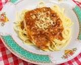 Foto langkah ke 3 dari resep Fettuccine Cheese Bolognaise.