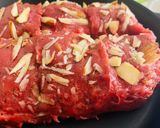 A picture of step 9 of Dargon Fruit Barfi.