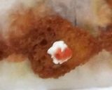 A picture of step 8 of Bread Heart malpua.