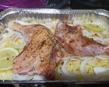 Foto del paso 1 de la receta: Pollo al horno con patatas y cerveza de limón